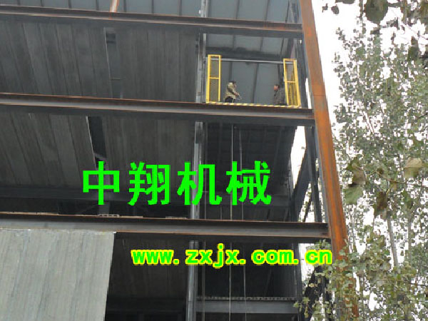 升降高度18.8米液壓升降平臺(tái)安裝完畢！